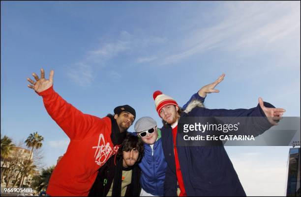 Cannes Midem: Photo Call of french Rap Band TTC.