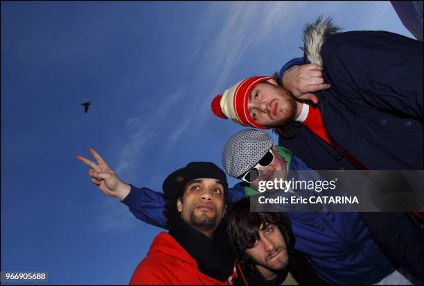 Cannes Midem: Photo Call of french Rap Band TTC.