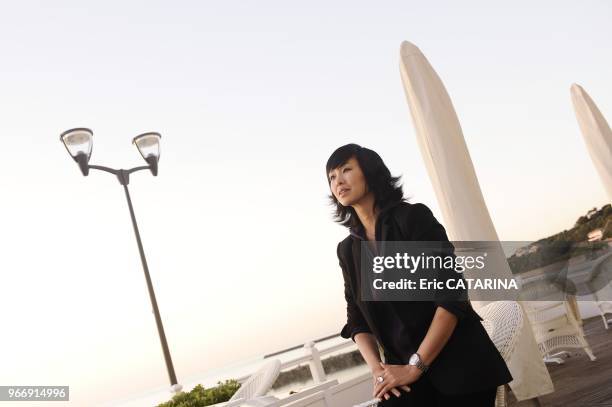 14th Festival International des Jeunes Realisateurs.Close up of actress Linh-Dan Pham.