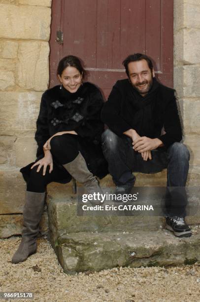 Actors Gilles Lellouche and actress Marie Gillain.