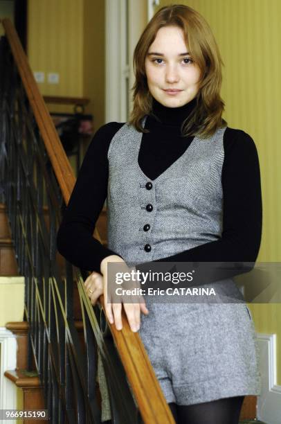 12eme Festival International des Jeunes Realisateurs.Close up of Belgian actress Deborah Francois.