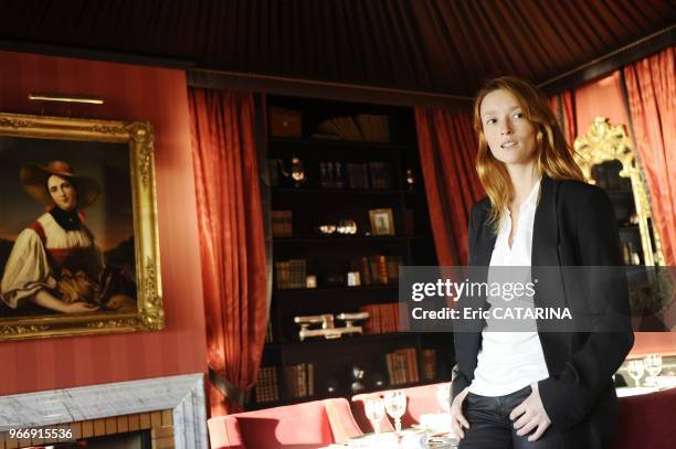 14th Festival International des Jeunes Realisateurs.Close up of french actress and former model Audrey Marnay.