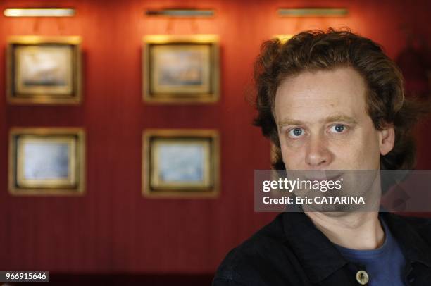 12eme Festival International des Jeunes Realisateurs.Close up of Belgian director Stephane Carpiaux.