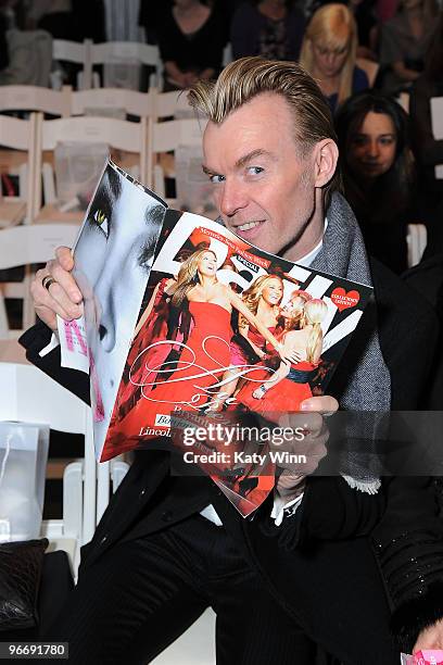 Senior Vice President and Fashion Director of Neiman Marcus Ken Downing attends Mercedes-Benz Fashion Week at Bryant Park on February 14, 2010 in New...