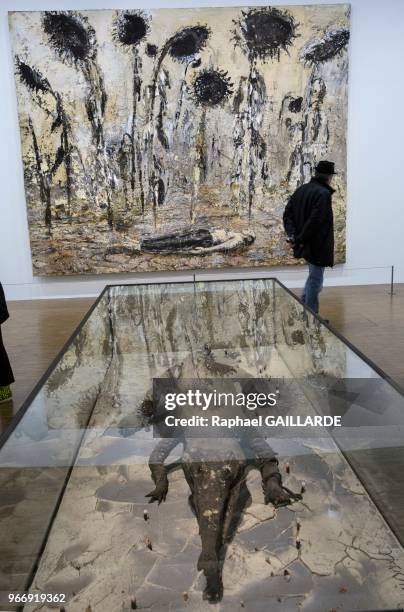 Oeuvre 'Die Orden der Nacht' - 1996 appartenant au 'Seattle Art Museum' exposée lors d'une rétrospective consacrée à Anselm Kiefer le 16 décembre...