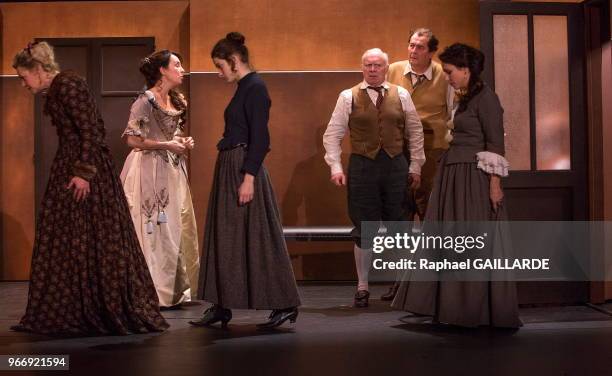 Gérard Giroudon, Bruno Raffaelli, Coraly Zahonero, Céline Samie, Clotilde de Bayser, Christian Hecq et Rebecca Marder de la Comédie-Française...