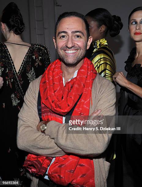 Designer Diego Binetti attends the Binetti Fall/Winter 2010 fashion show at Exit Art on February 14, 2010 in New York City.