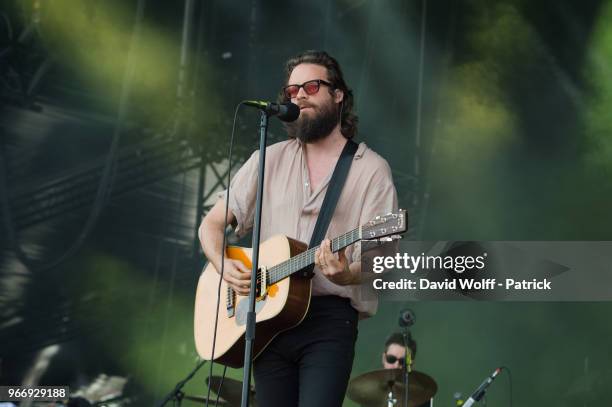 Father John Misty performs during We Love Green Festival on June 3, 2018 in Paris, France.