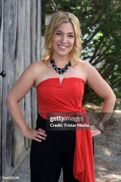 Laura Wilde during the 2nd show of the season of the tv show 'Immer wieder Sonntags' at Europa Park on June 3, 2018 in Rust, Germany.