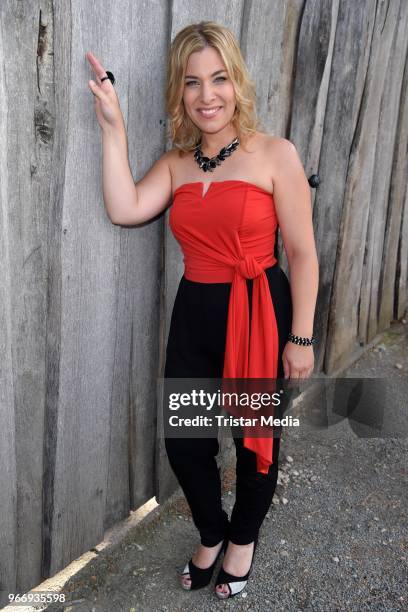 Laura Wilde during the 2nd show of the season of the tv show 'Immer wieder Sonntags' at Europa Park on June 3, 2018 in Rust, Germany.