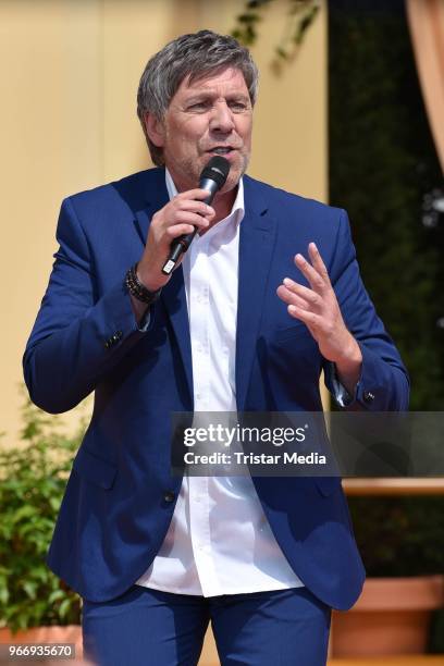 Christian Lais during the 2nd show of the season of the tv show 'Immer wieder Sonntags' at Europa Park on June 3, 2018 in Rust, Germany.