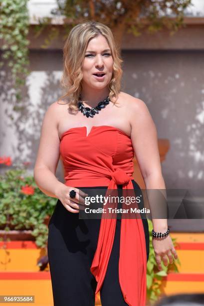 Laura Wilde during the 2nd show of the season of the tv show 'Immer wieder Sonntags' at Europa Park on June 3, 2018 in Rust, Germany.