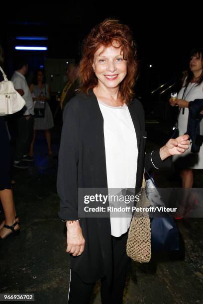 Actress Agathe Natanson attends "Sans Moderation" Laurent Gerra's Show at Palais des Sports on June 2, 2018 in Paris, France.