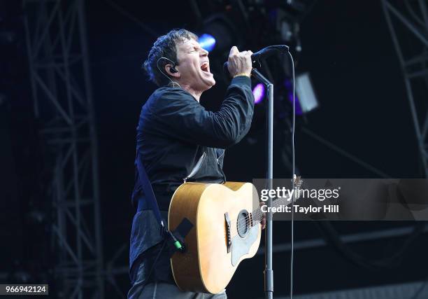 Stephan Jenkins of Third Eye Blind performs onstage during Day 3 of the 2018 Governors Ball Music Festival at Randall's Island on June 3, 2018 in New...