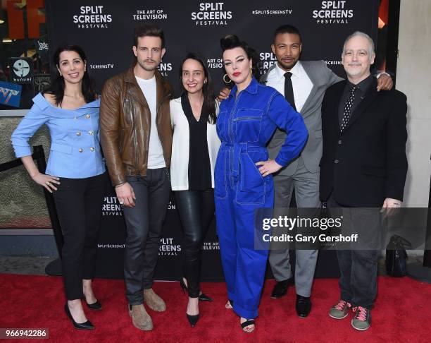 Media & Entertainment 1st Deputy Commissioner, NYC Mayor's Office, Kai Falkenberg, actor Nico Tortorella, DOC NYC Executive Director Raphaela...