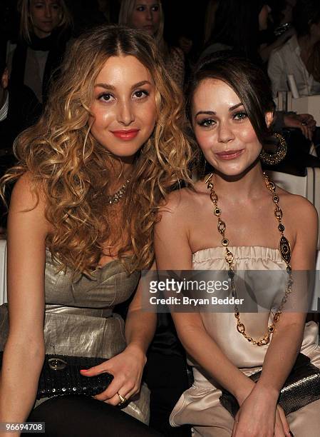Actors Whitney Port and Alexis Dziena attend the Rebecca Taylor Fall 2010 Fashion Show during Mercedes-Benz Fashion Week at The Salon at Bryant Park...