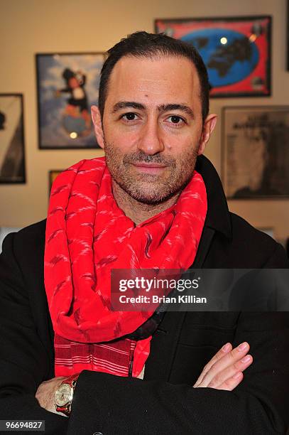 Designer Diego Binetti attends Binetti Fall 2010 during Mercedes-Benz Fashion Week at Exit Art on February 14, 2010 in New York City.