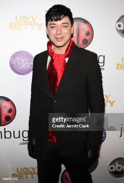 Malan Breton attends a Night of Fashion, Music & Charity to say goodbye to "Ugly Betty" at Capitale on February 13, 2010 in New York City.