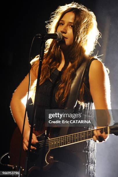 25th Francofolies de La Rochelle.French singer Izia performing live.