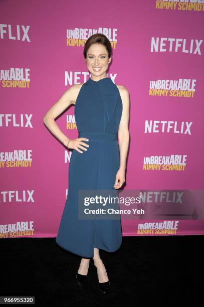 Ellie Kemper attends #NetflixFYSee "Unbreakable Kimmy Schimdt" for Your Consideration Event at DGA Theater on June 3, 2018 in New York City.