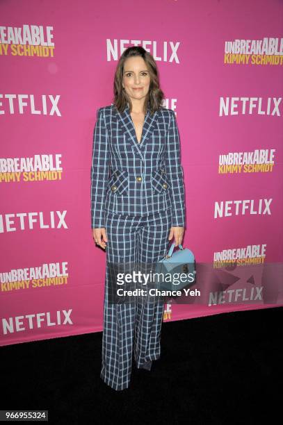 Tina Fey attends #NetflixFYSee "Unbreakable Kimmy Schimdt" for Your Consideration Event at DGA Theater on June 3, 2018 in New York City.