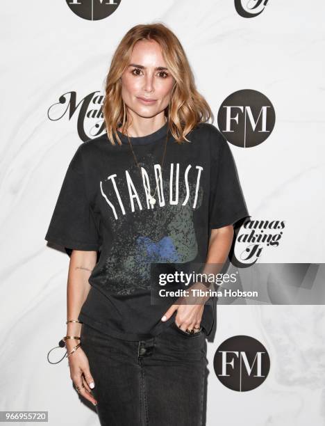 Anine Bing attends the 2018 Mamas Making It Summit at The Line Hotel on June 3, 2018 in Los Angeles, California.