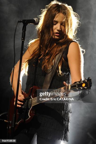 25th Francofolies de La Rochelle.French singer Izia performing live.