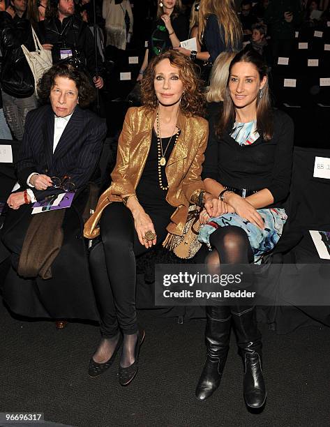 Fran Lebowitz attends the Diane Von Furstenberg Fall 2010 Fashion Show during Mercedes-Benz Fashion Week at The Tent at Bryant Park on February 14,...