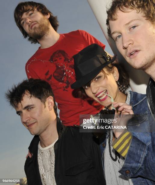 PhotoCall Dragonette at the Carlton Pier. Dragonette is a Canada-born, London-based electropop band consisting of Canadian singer Martina Sorbara,...