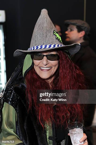 Designer Patricia Field attends Mercedes-Benz Fashion Week at Bryant Park on February 14, 2010 in New York, New York.