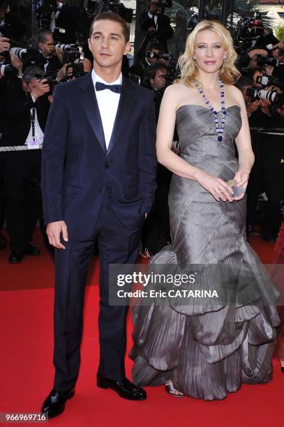 Shia LaBeouf and Cate Blanchett.