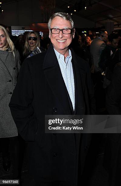 Producer Mike Nichols attends Mercedes-Benz Fashion Week at Bryant Park on February 14, 2010 in New York, New York.