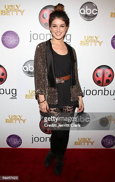 Actress Shenae Grimes attends a Night of Fashion, Music & Charity to say goodbye to "Ugly Betty" at Capitale on February 13, 2010 in New York City.