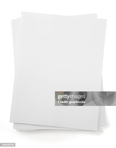 Empty Stack Paper 9,969 Blank Stack Of Paper Stock Photos, High-Res Pictures, and Images ...