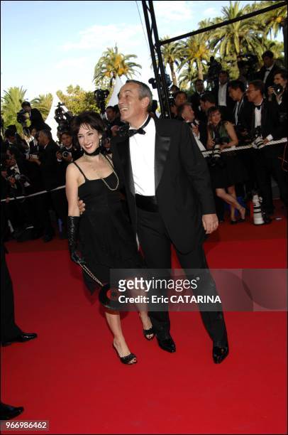 Thierry Ardisson and his wife.