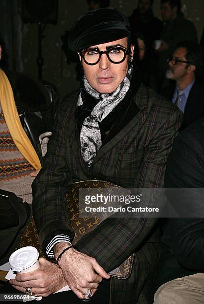 Patrick McDonald attends the Commonwealth Utilities Fall/Winter 2010 fashion show at the Nomad Hotel on February 14, 2010 in New York City.