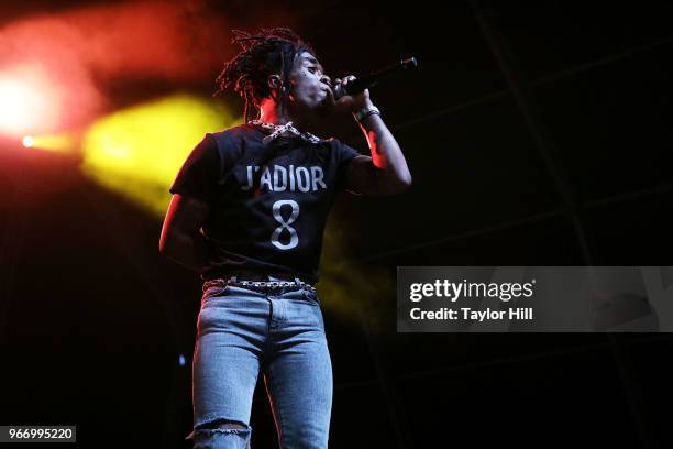 Lil Uzi Vert performs onstage during Day 3 of the 2018 Governors Ball Music Festival at Randall's Island on June 3, 2018 in New York City.