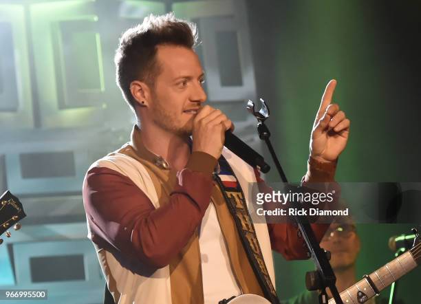 Tyler Hubbard of Florida Georgia Line performs onstage at the Innovation In Music Awards on June 3, 2018 in Nashville, Tennessee.