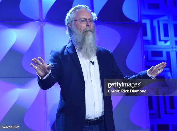 David Macias speaks onstage at the Innovation In Music Awards on June 3, 2018 in Nashville, Tennessee.