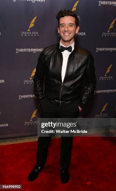 Michael Urie during the arrivals for the 2018 Drama Desk Awards at Town Hall on June 3, 2018 in New York City.