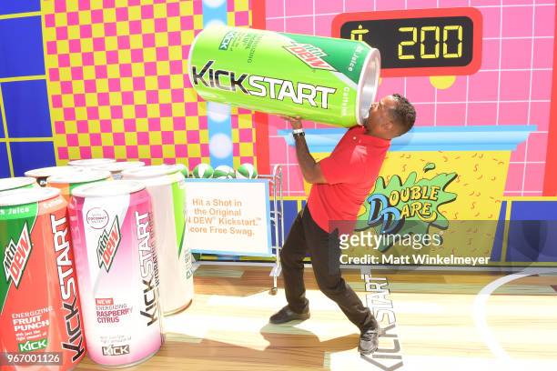 Alfonso Ribeiro attends Double Dare presented by Mtn Dew Kickstart at Comedy Central presents Clusterfest on June 3, 2018 in San Francisco,...