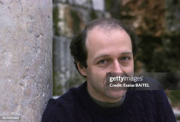 Portrait d'Ivan Fisher, chef d'orchestre hongrois, le 23 mars 1990 en Israël.