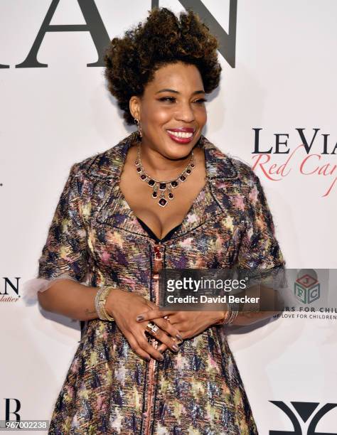 Singer Macy Gray attends the Le Vian 2019 Red Carpet Revue at the Mandalay Bay Convention Center on June 3, 2018 in Las Vegas, Nevada.