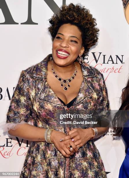 Singer Macy Gray attends the Le Vian 2019 Red Carpet Revue at the Mandalay Bay Convention Center on June 3, 2018 in Las Vegas, Nevada.