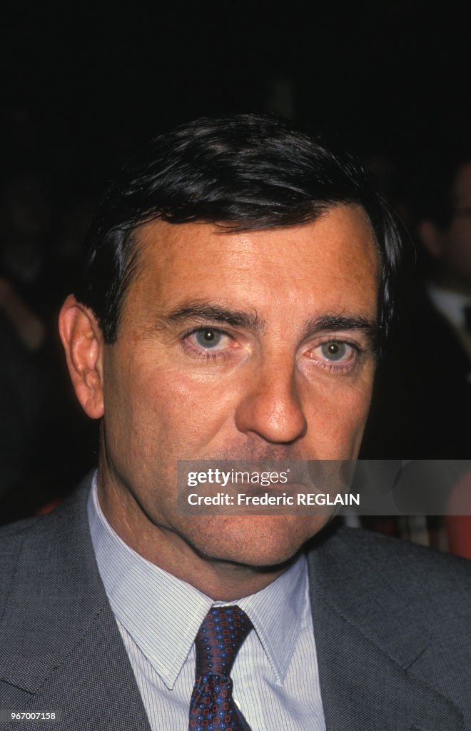 Portrait de Patrick Ricard, PDG de Pernod-Ricard, le 30 novembre 1988 ...