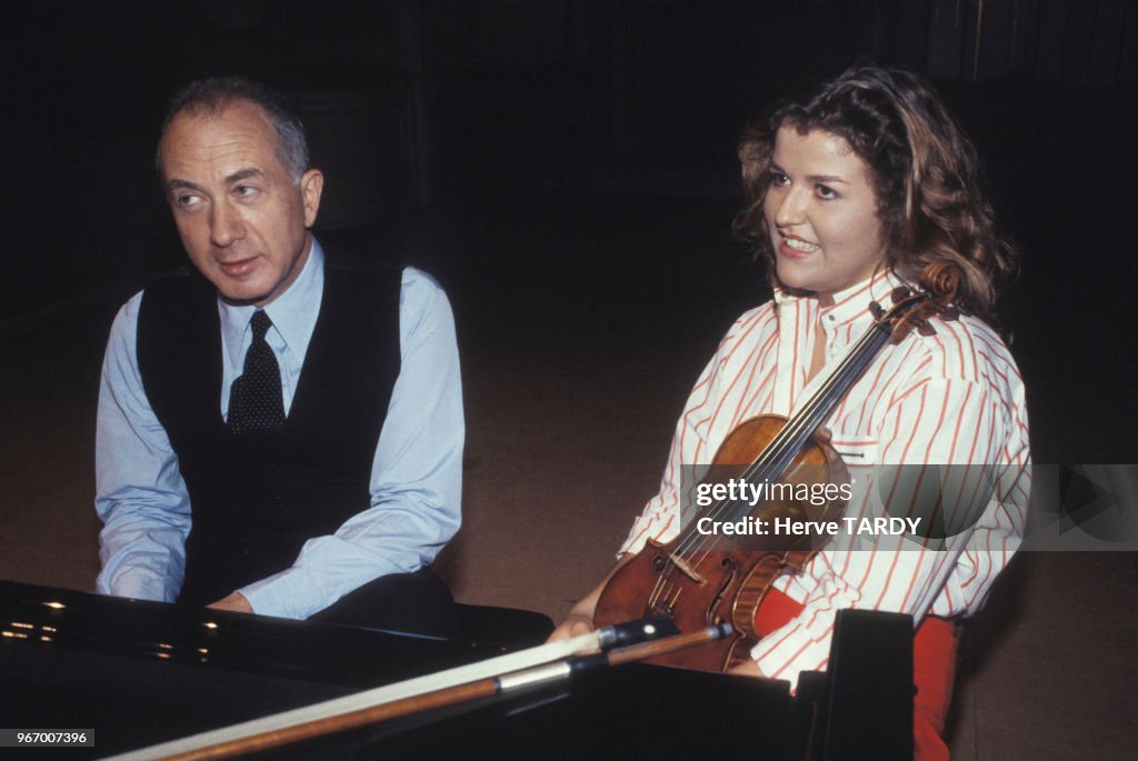 Anne-Sophie Mutter et Alexis Weissenberg