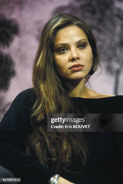Portrait d'Ornella Muti le 26 février 1984 à Paris, France.