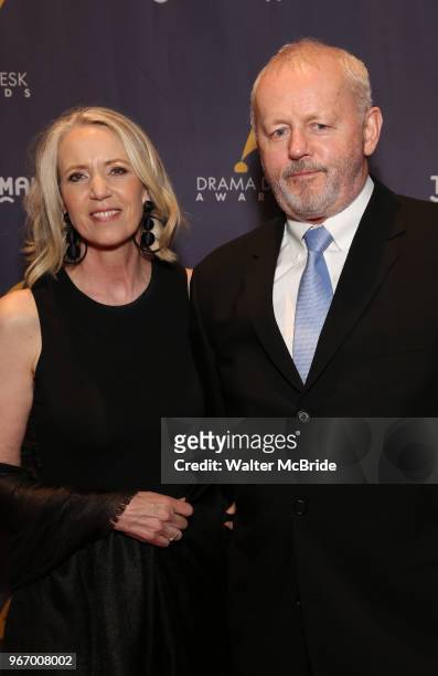 Susan Wheeler Duff and David Morse during the arrivals for the 2018 Drama Desk Awards at Town Hall on June 3, 2018 in New York City.