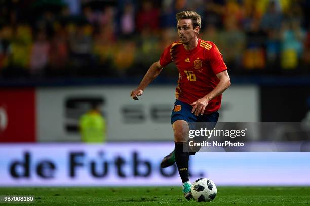 Nacho Monreal during a International friendly match between Spain against Switzerland in La Ceramica Stadium, Villarreal, Spain, on 03 June of 2018.