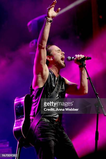 Musician Charles Esten performs onstage during Nashville '80s Dance Party benefiting The Alzheimer's Association at Wildhorse Saloon on June 3, 2018...